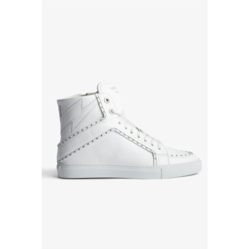 ZADIG&VOLTAIRE ZV1747 High Flash Studded Sneakers