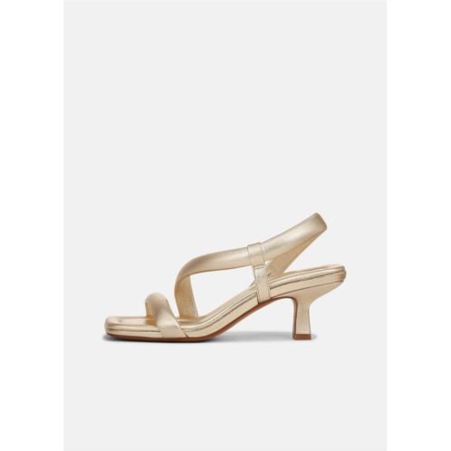 Vince Coline Leather Kitten Heel Sandal