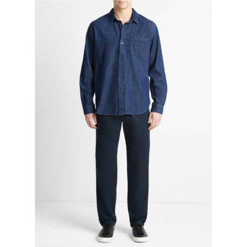 Vince Denim Long-Sleeve Shirt