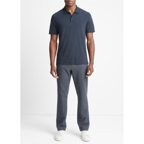 Vince Pima Cotton Short-Sleeve Polo Shirt