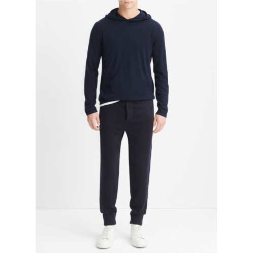 Vince Featherweight Wool Cashmere Pullover Hoodie