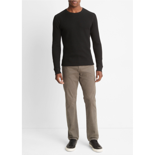 Vince Thermal Long Sleeve Crew Neck Pullover