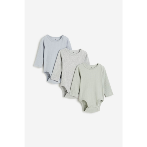 H&M 3-pack Ribbed Bodysuits