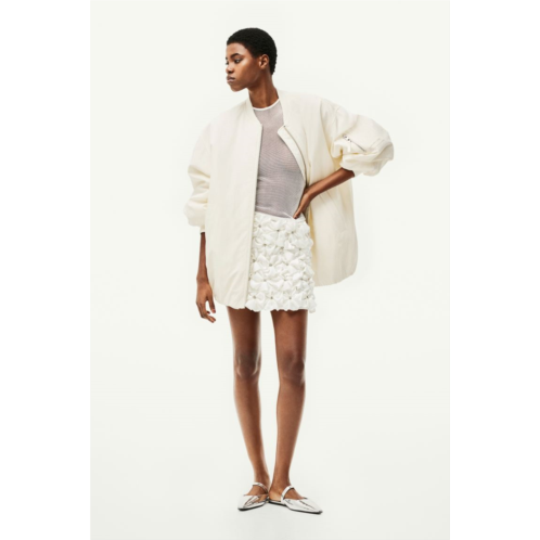 H&M Rhinestone-embellished Mini Skirt