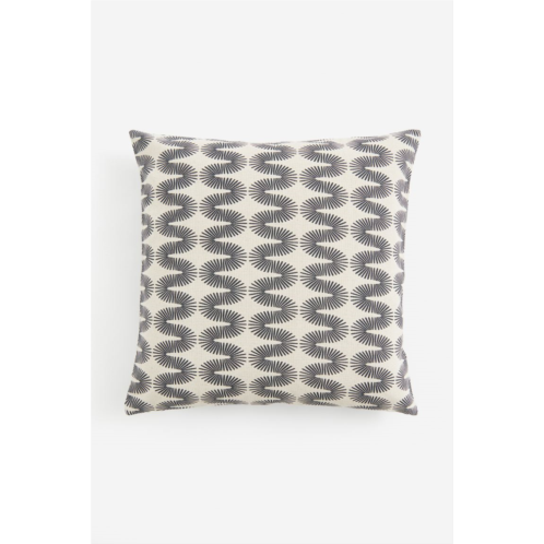 H&M Patterned Cotton Cushion Cover