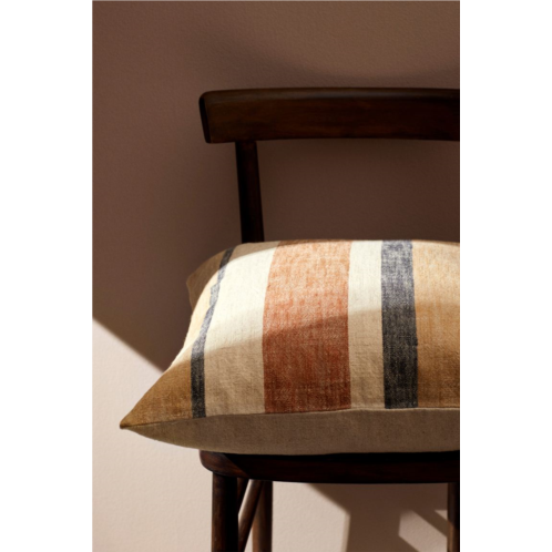 H&M Striped Linen-blend Cushion Cover