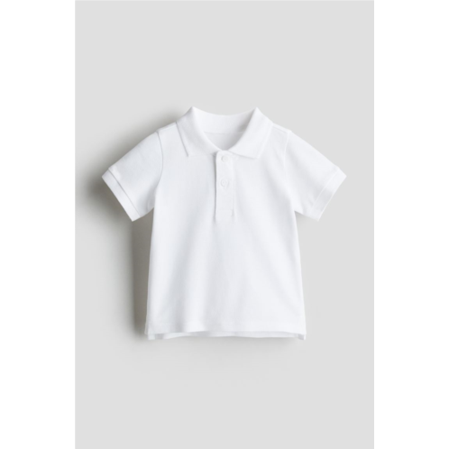 H&M Cotton Pique Polo Shirt