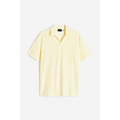H&M Regular Fit Terry Polo Shirt