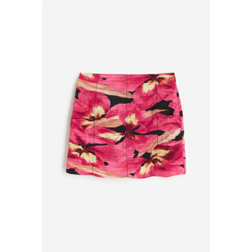 H&M Draped Mini Skirt