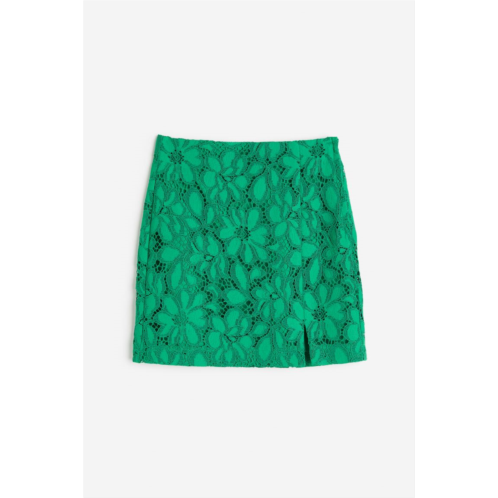 H&M Lace Mini Skirt