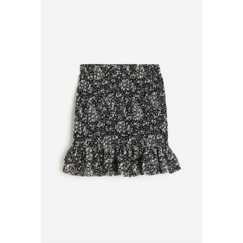 H&M Smocked Chiffon Skirt