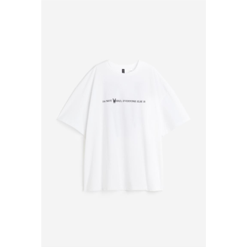 H&M Oversized Printed T-shirt
