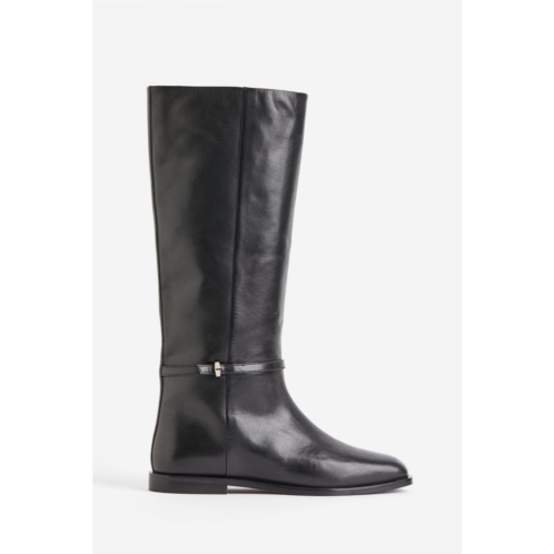 H&M Knee-high Leather Boots