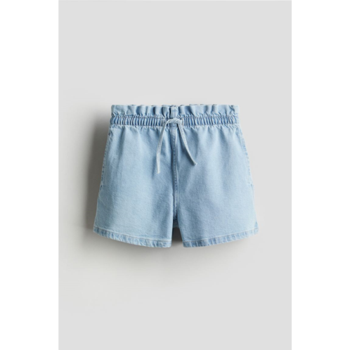 H&M Denim Paper-bag Shorts