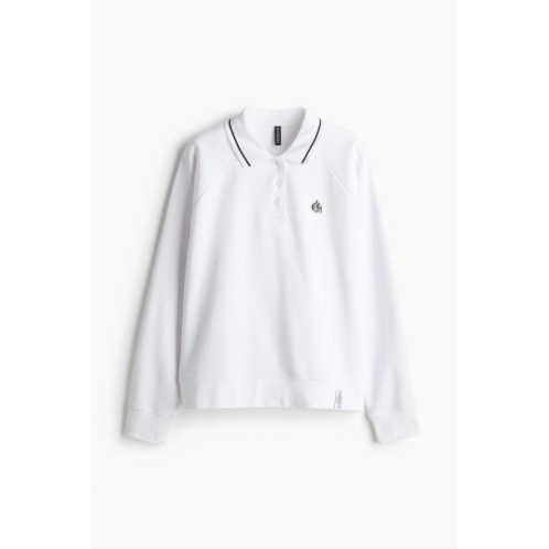 H&M Rugby Shirt with Embroidered Motif