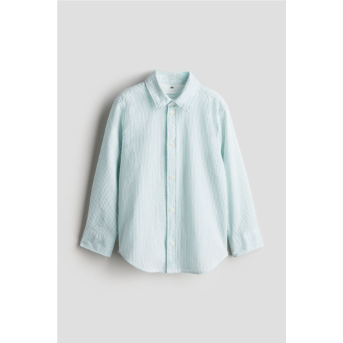 H&M Long-sleeved Cotton Shirt
