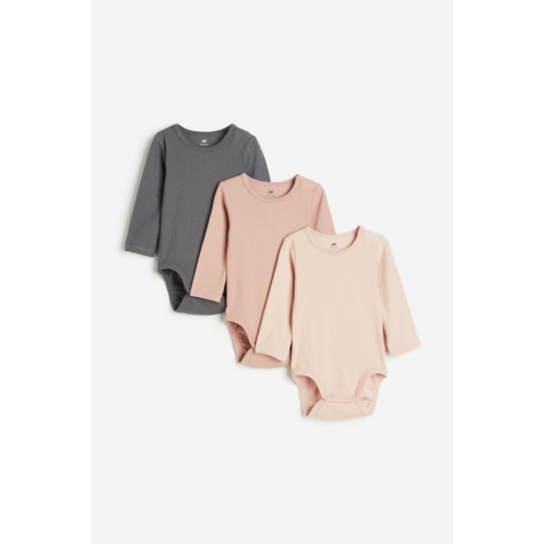 H&M 3-pack Ribbed Bodysuits