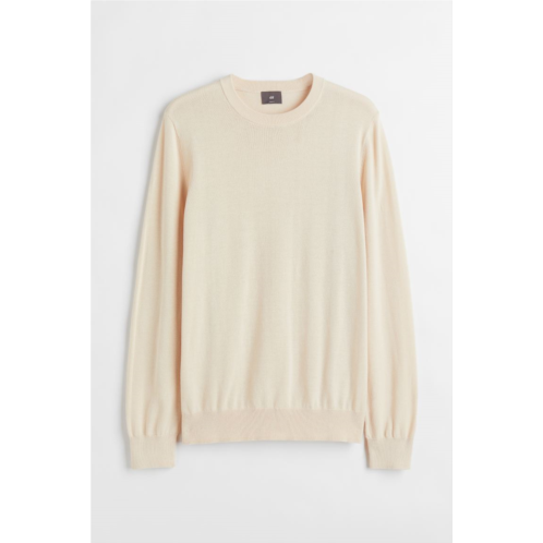 H&M Slim Fit Fine-knit Cotton Sweater