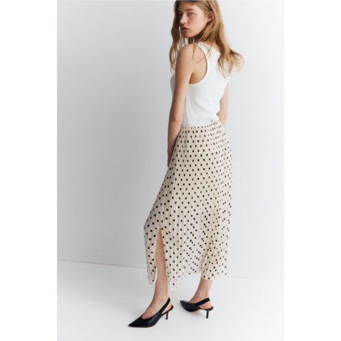 H&M Pleated Chiffon Skirt