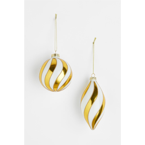 H&M 2-pack Christmas Ornaments