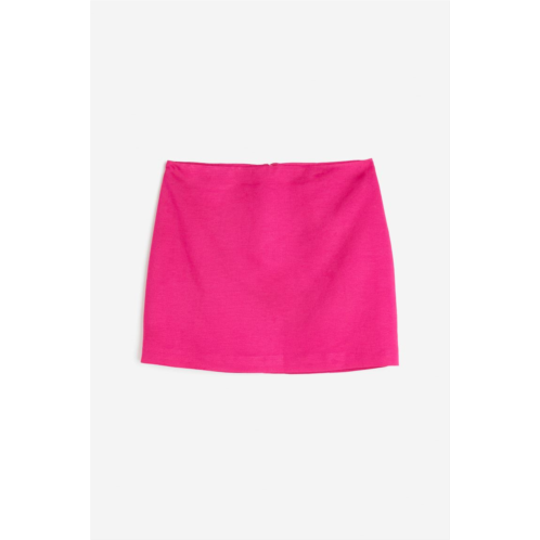 H&M Linen-blend Mini Skirt