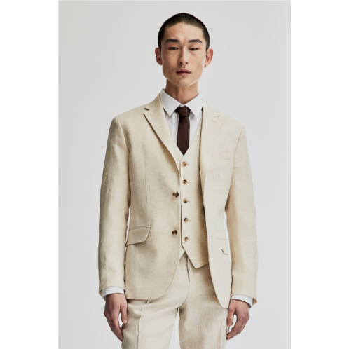 H&M Slim Fit Linen Suit Vest