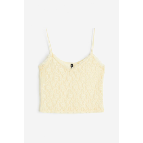 H&M Sheer Lace Camisole Top