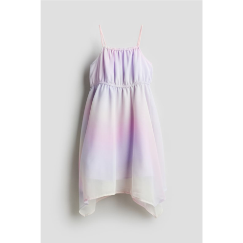 H&M Asymmetric Chiffon Dress