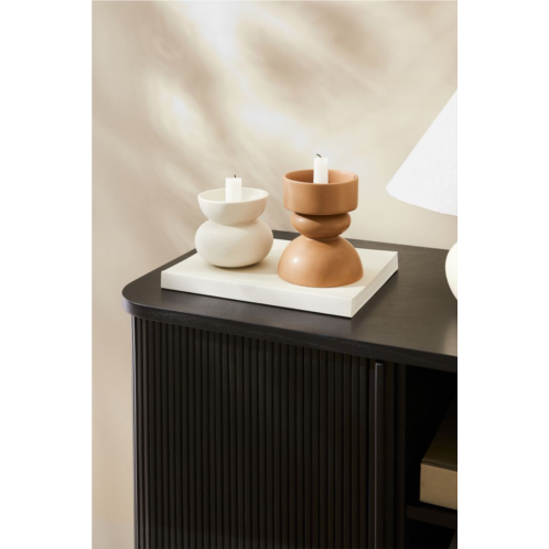 H&M Stoneware Candlestick