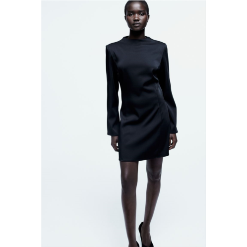 H&M Open-backed Satin Dress