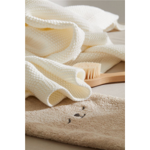 H&M Moss-stitched Cotton Blanket