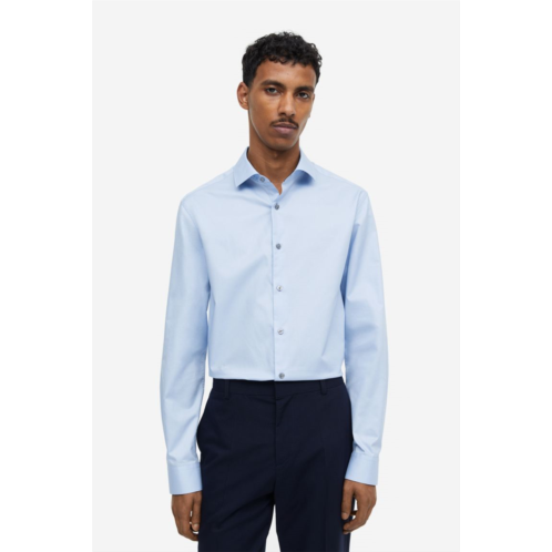 H&M Slim Fit Premium Cotton Shirt