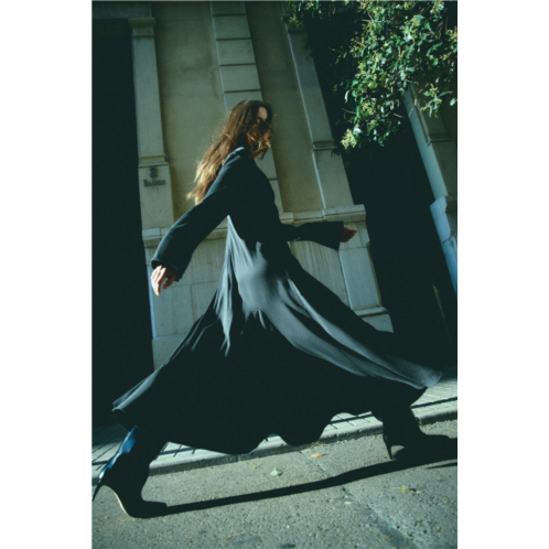 H&M Lyocell-blend Satin Dress