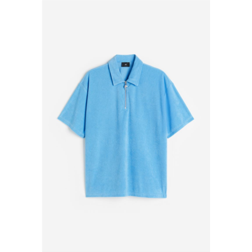 H&M Relaxed Fit Terry Polo Shirt