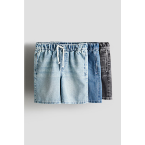 H&M 3-pack Pull-on Denim Shorts