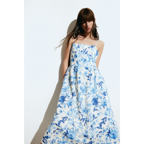 H&M Linen-blend Midi Dress