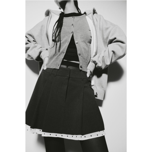 H&M Pleated Mini Skirt