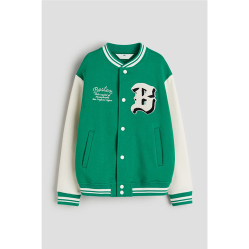 H&M Motif-detail Baseball Jacket