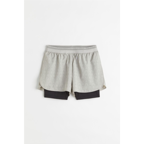 H&M Double-layer Sports Shorts