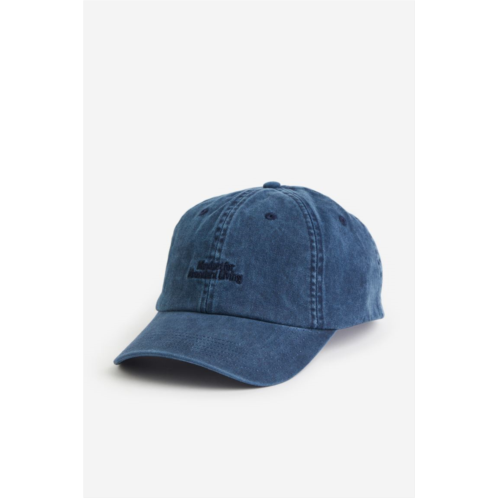 H&M Cotton Cap with Embroidery