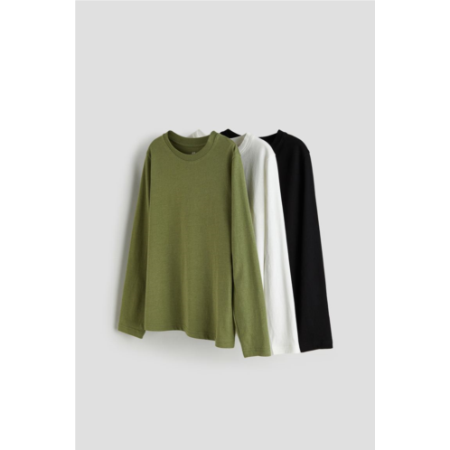 H&M 3-pack Long-sleeved T-shirts