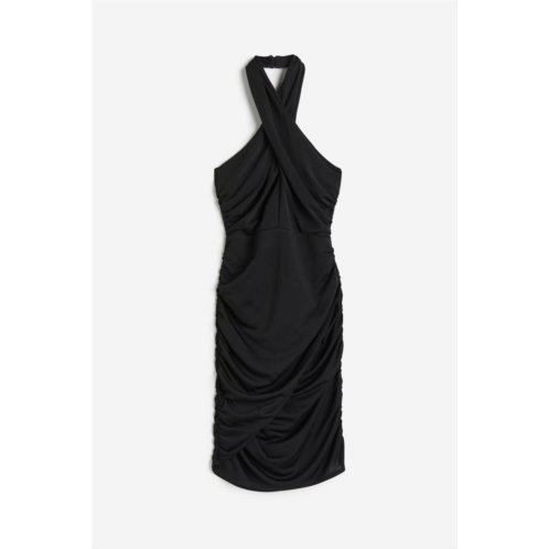 H&M Draped Halterneck Dress