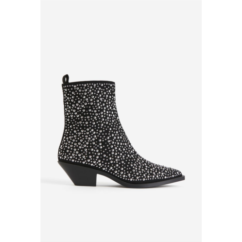 H&M Stud-embellished Boots