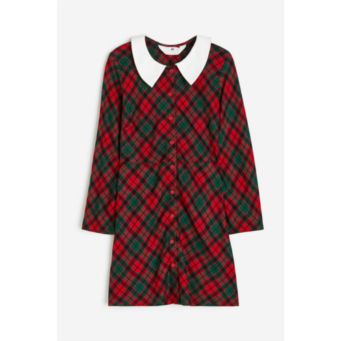 H&M Patterned Shirt Dress