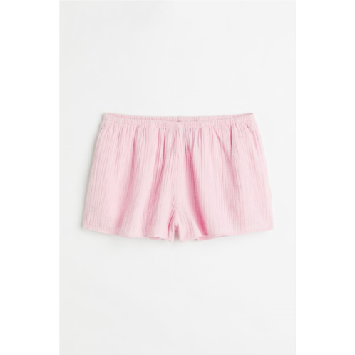H&M Textured-weave Shorts