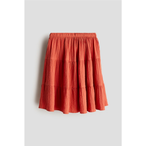 H&M Tiered Seersucker Skirt