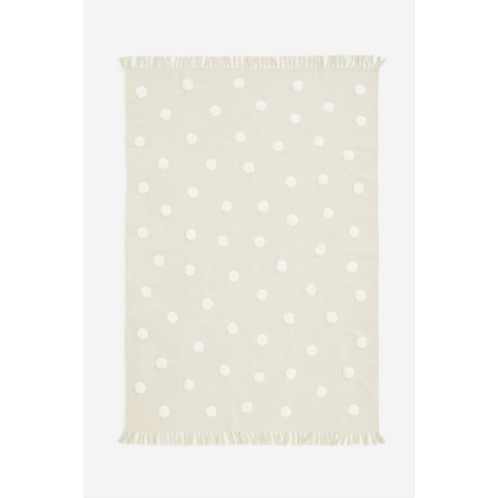 H&M Cotton Rug with Tufted Dots