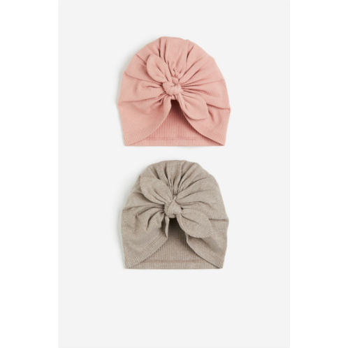 H&M 2-pack Knot-detail Hats