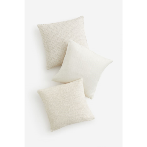 H&M 3-pack Textured-weave Cushion Covers