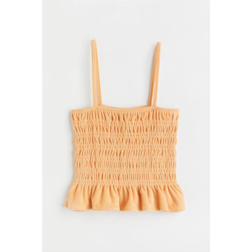 H&M Smocked Terry Camisole Top